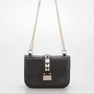 Valentino Bag - Rocklock Small Leather Crossbody